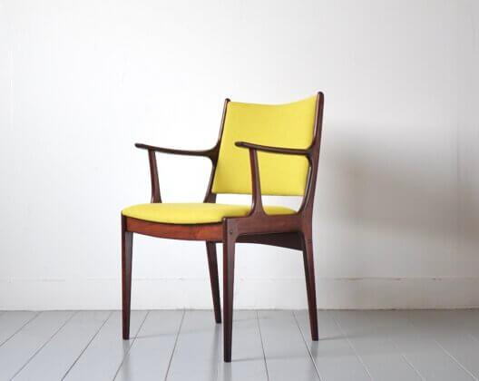 “UM85” Armchair in Rosewood by Johannes Andersen for Uldum Mobelfabrik