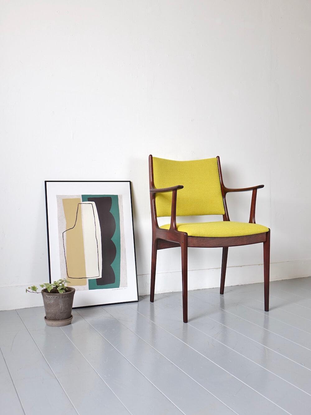“UM85” Armchair in Rosewood by Johannes Andersen for Uldum Mobelfabrik