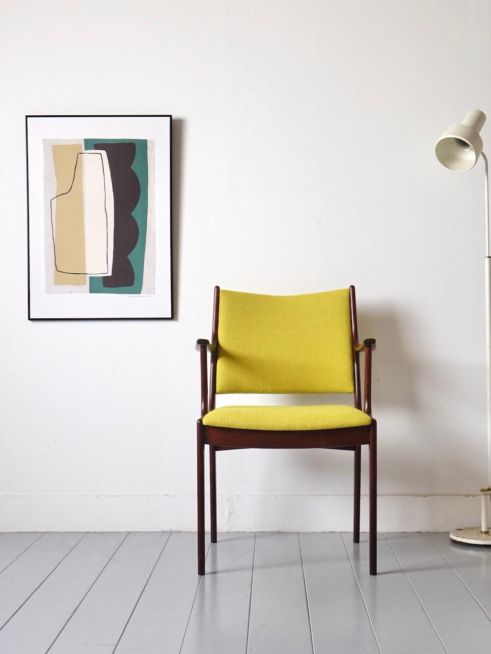 “UM85” Armchair in Rosewood by Johannes Andersen for Uldum Mobelfabrik