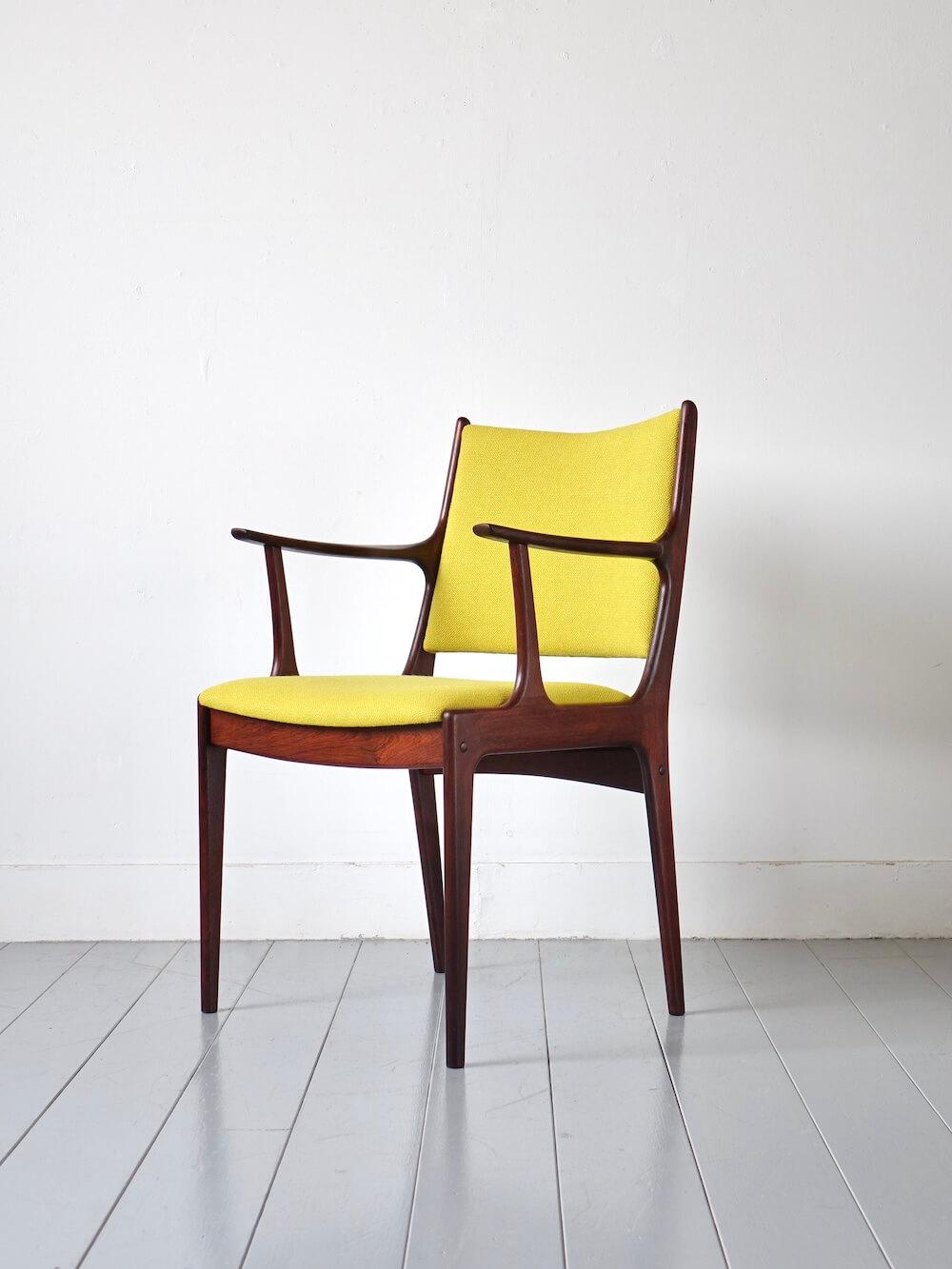 “UM85” Armchair in Rosewood by Johannes Andersen for Uldum Mobelfabrik