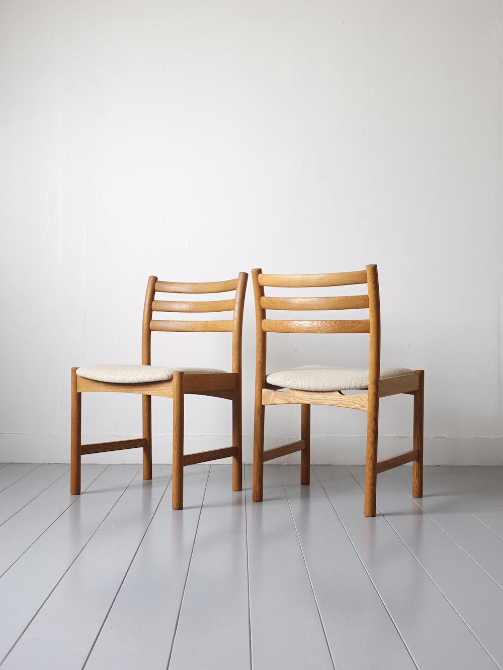 “Model.343” Dining chairs by Poul M Volther for Sorø Stolefabrik