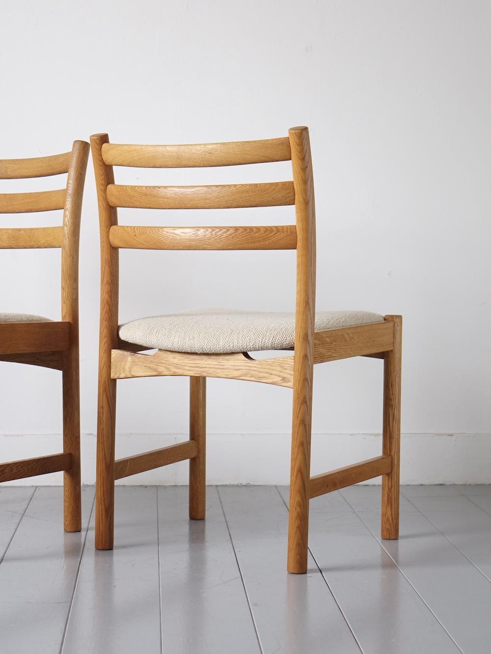 “Model.343” Dining chairs by Poul M Volther for Sorø Stolefabrik