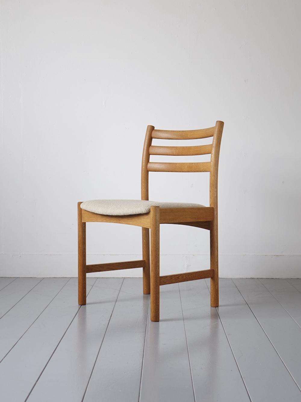 “Model.343” Dining chairs by Poul M Volther for Sorø Stolefabrik