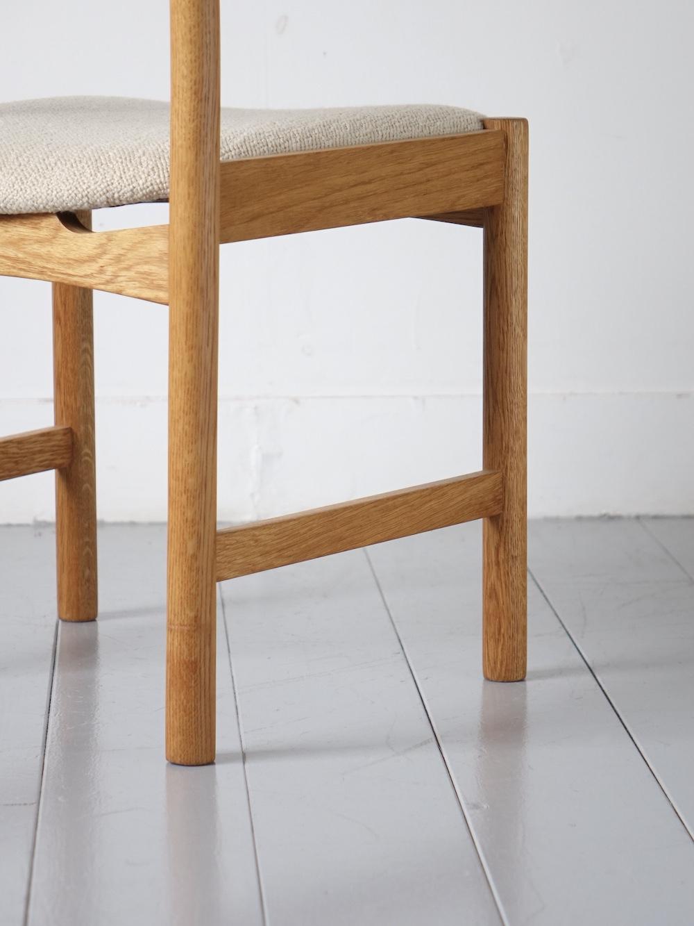 “Model.343” Dining chairs by Poul M Volther for Sorø Stolefabrik