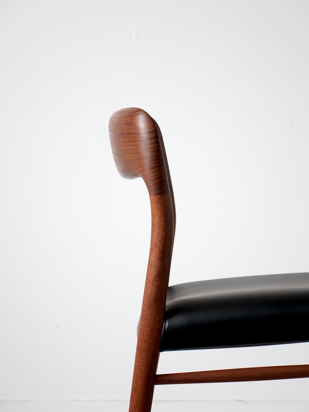 “No.75” Dining Chairs by N.O. Møller for J.L. Møllers Møbelfabrik