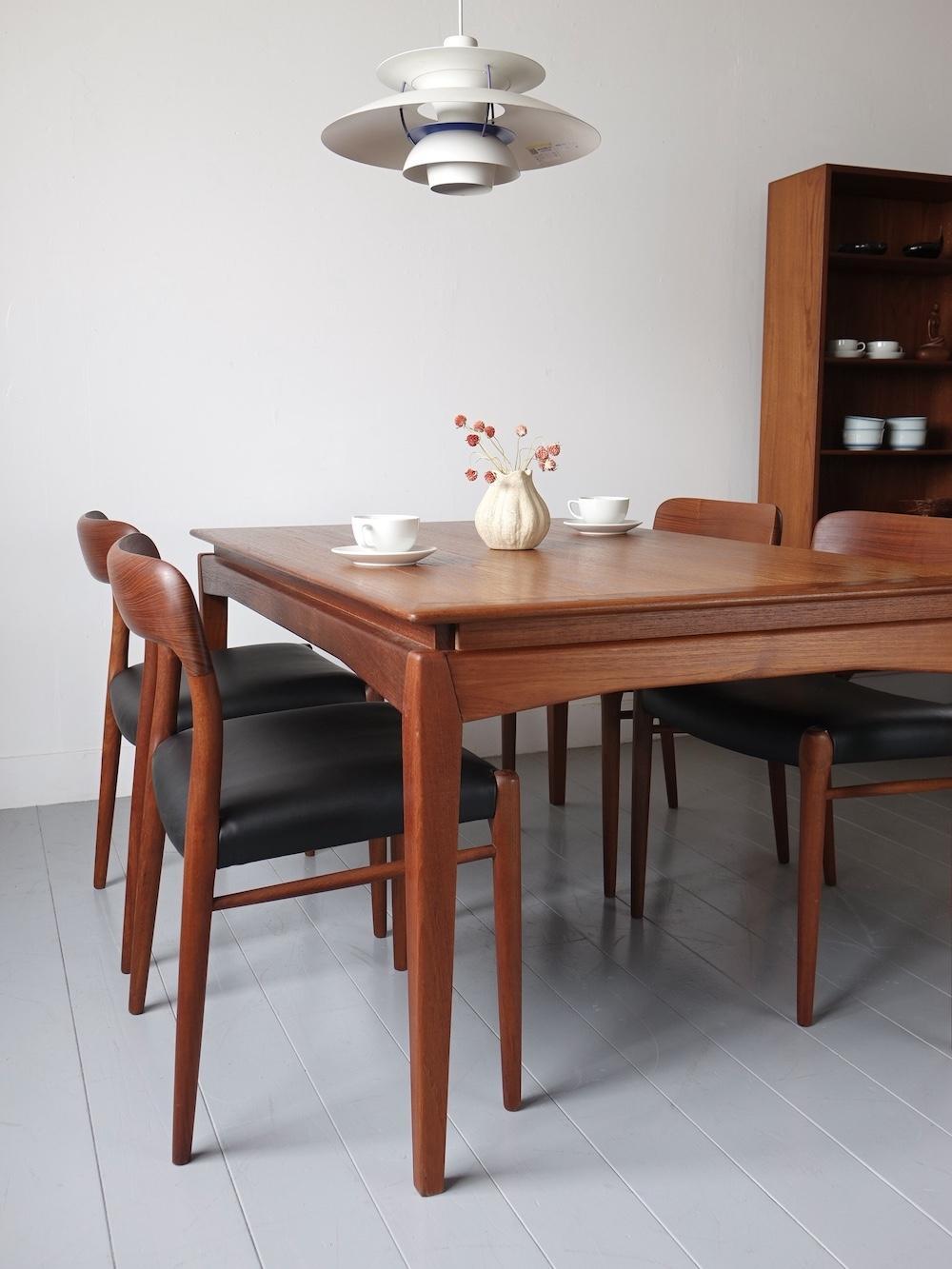 “No.75” Dining Chairs by N.O. Møller for J.L. Møllers Møbelfabrik