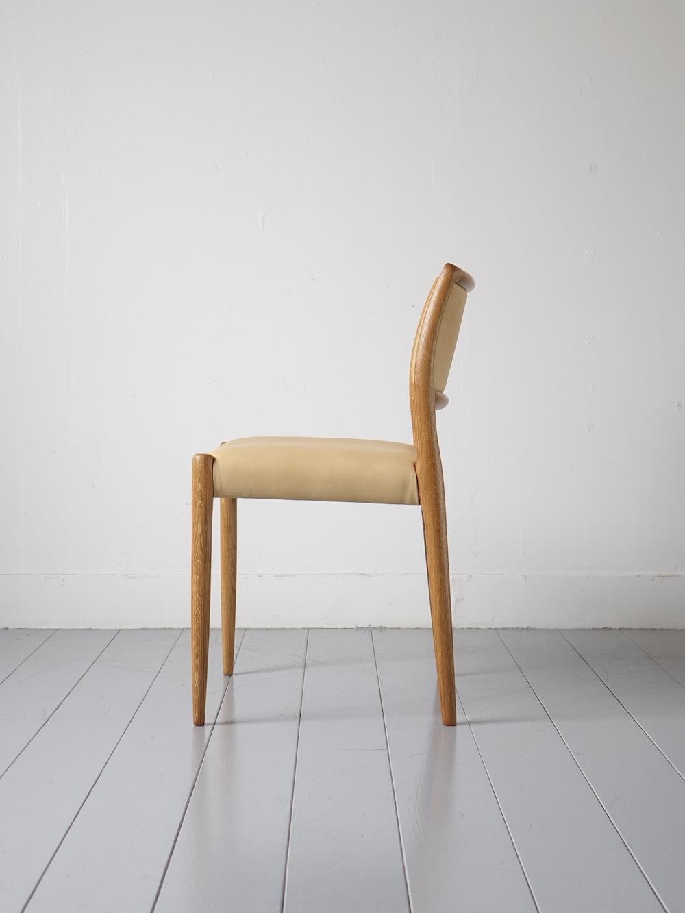“No.80” Dining Chairs by N.O. Møller for J.L. Møllers Møbelfabrik “No.80” Dining Chairs by N.O. Møller for J.L. Møllers Møbelfabrik