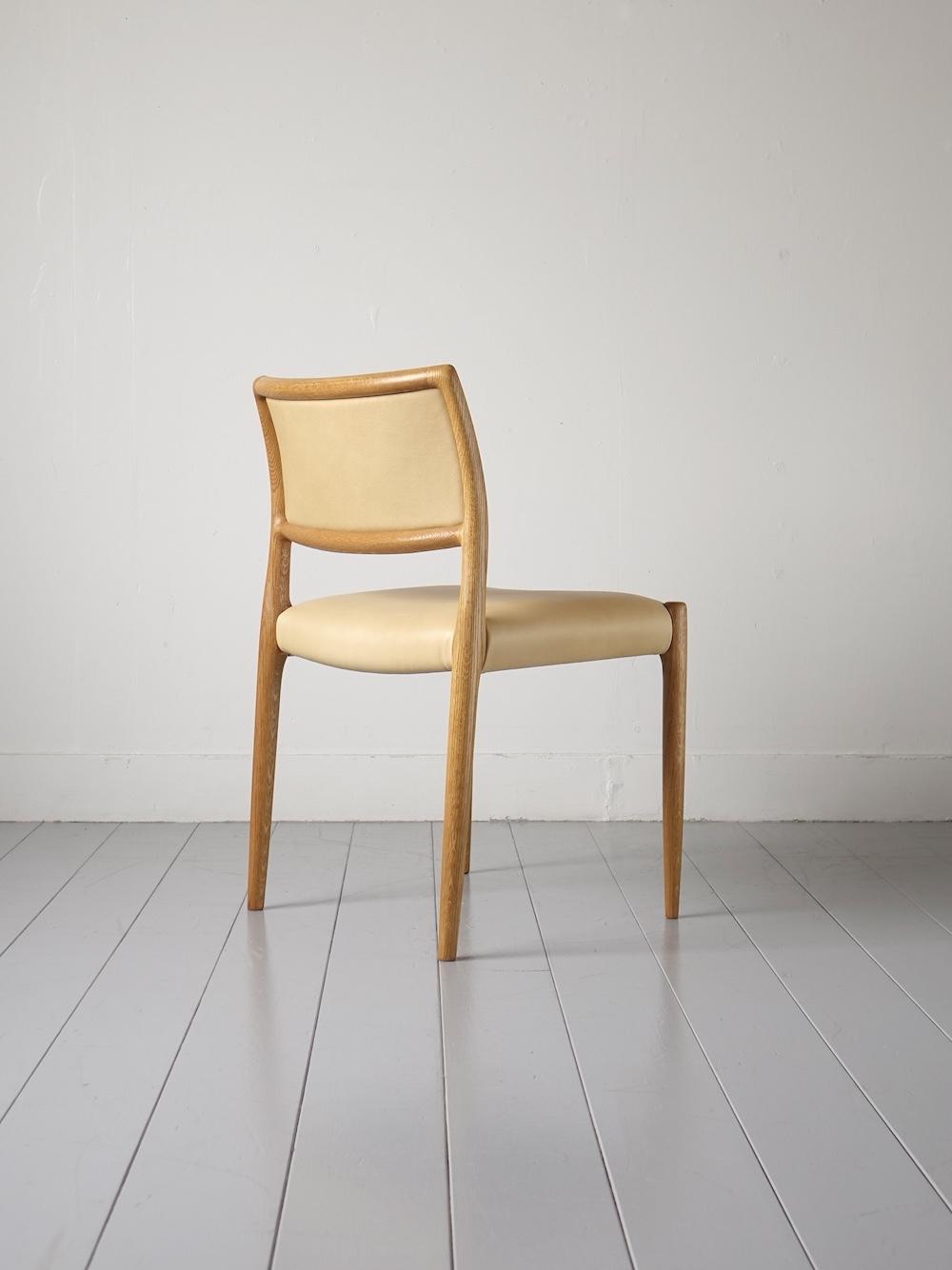 “No.80” Dining Chairs by N.O. Møller for J.L. Møllers Møbelfabrik “No.80” Dining Chairs by N.O. Møller for J.L. Møllers Møbelfabrik