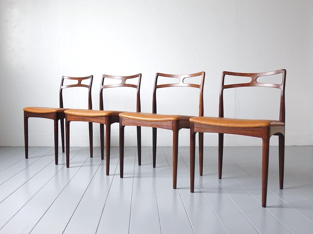 “Model.94” Dining Chairs by Johannes Andersen for Christian Lindeberg Møbelfabrik