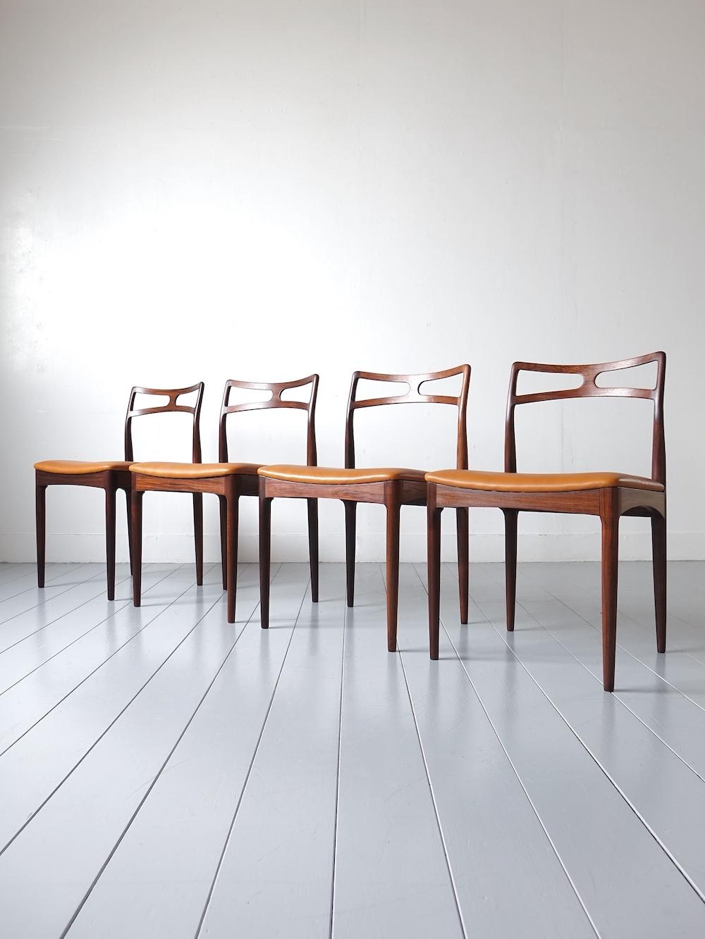 “Model.94” Dining Chairs by Johannes Andersen for Christian Lindeberg Møbelfabrik