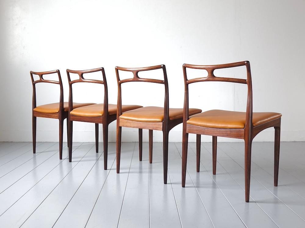 “Model.94” Dining Chairs by Johannes Andersen for Christian Lindeberg Møbelfabrik