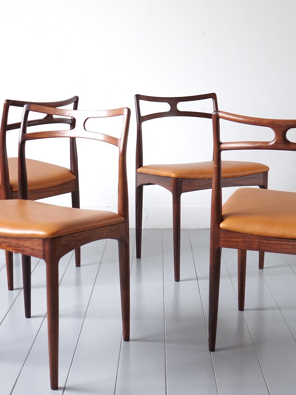 “Model.94” Dining Chairs by Johannes Andersen for Christian Lindeberg Møbelfabrik