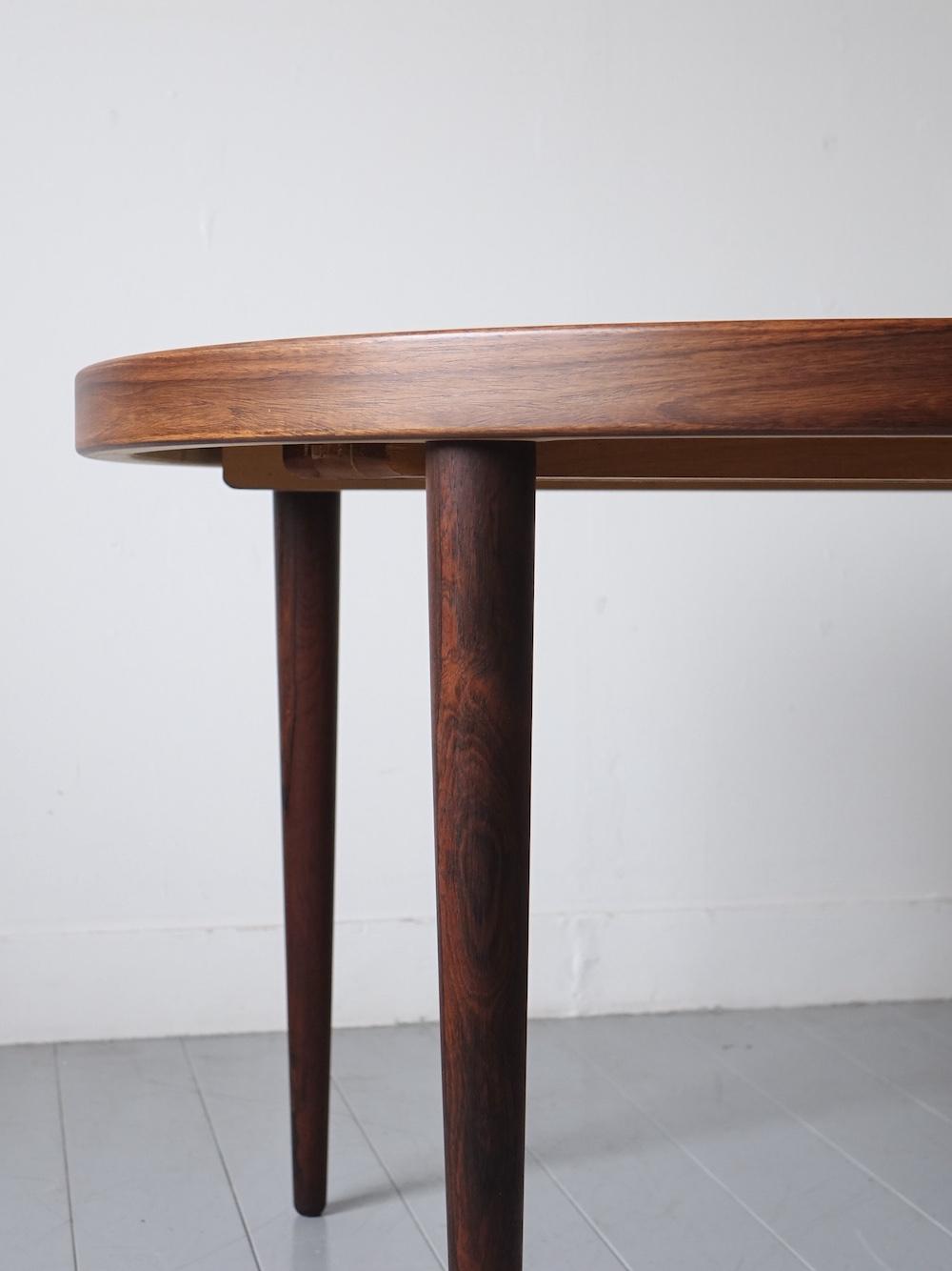 Round Dining Table by Kai Kristiansen for Feldballes Møbelfabrik