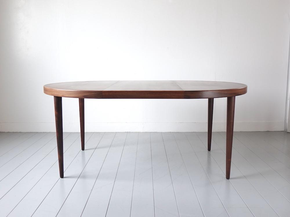 Round Dining Table by Kai Kristiansen for Feldballes Møbelfabrik