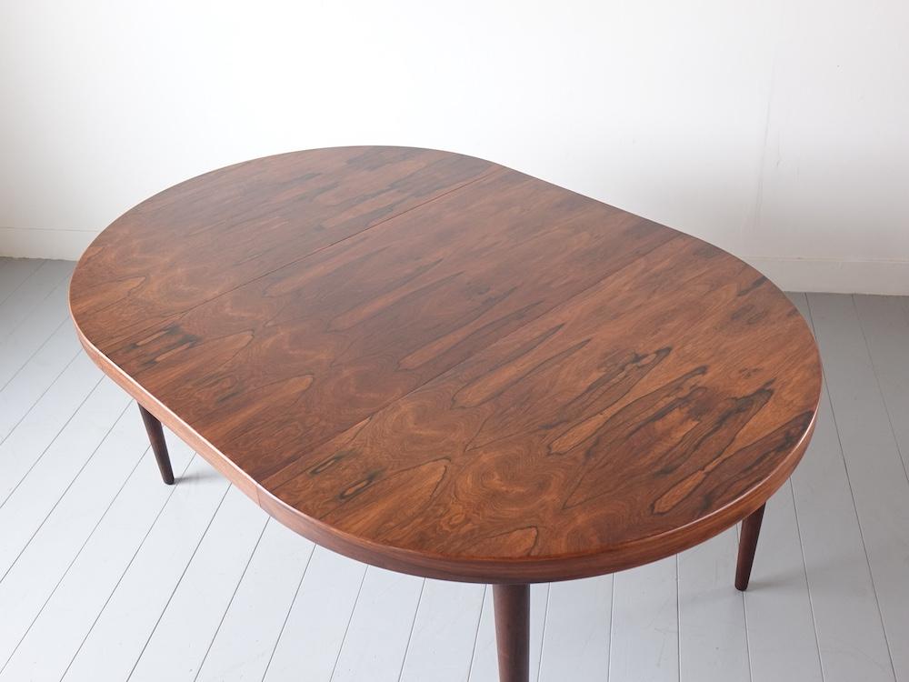 Round Dining Table by Kai Kristiansen for Feldballes Møbelfabrik
