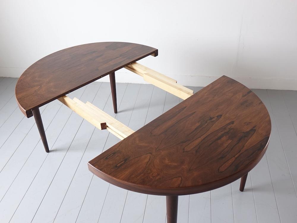 Round Dining Table by Kai Kristiansen for Feldballes Møbelfabrik