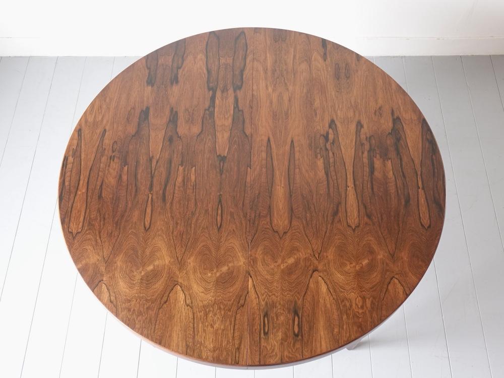 Round Dining Table by Kai Kristiansen for Feldballes Møbelfabrik