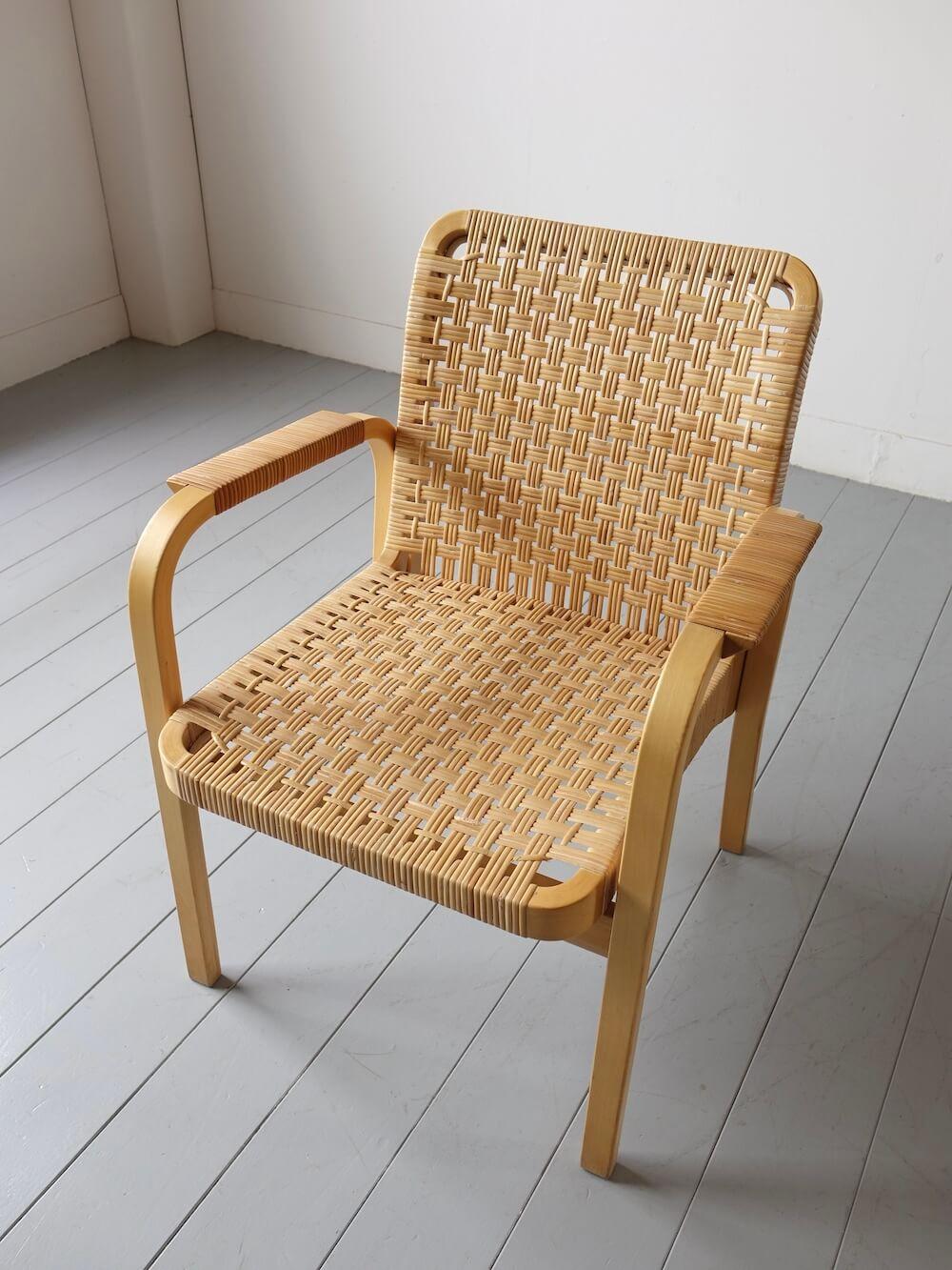 “No.45” Rattan Armchair by Alvar Aalto for Artek