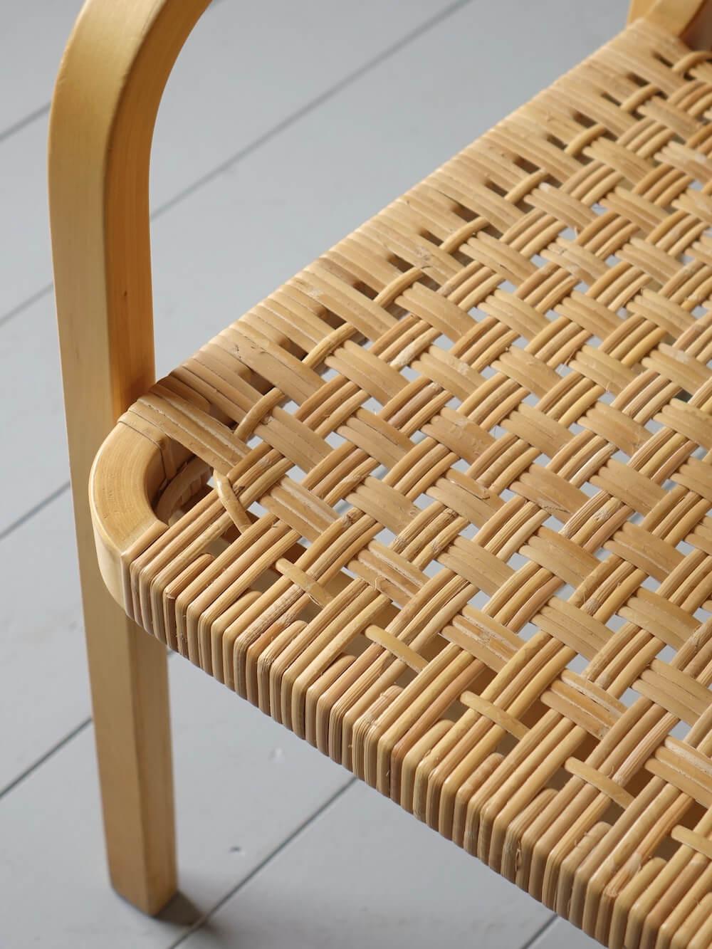 “No.45” Rattan Armchair by Alvar Aalto for Artek