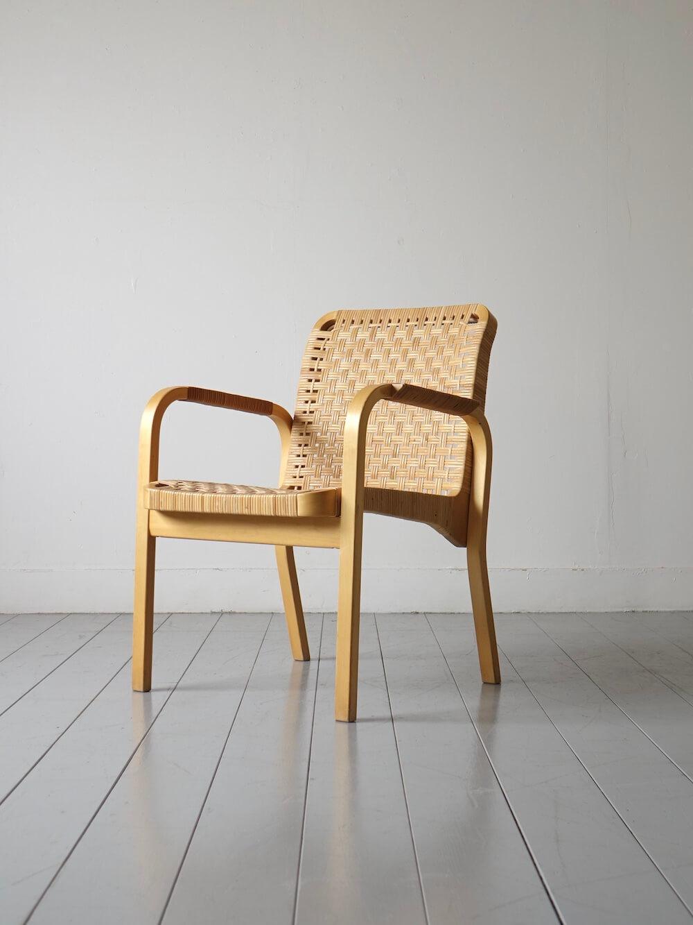 “No.45” Rattan Armchair by Alvar Aalto for Artek