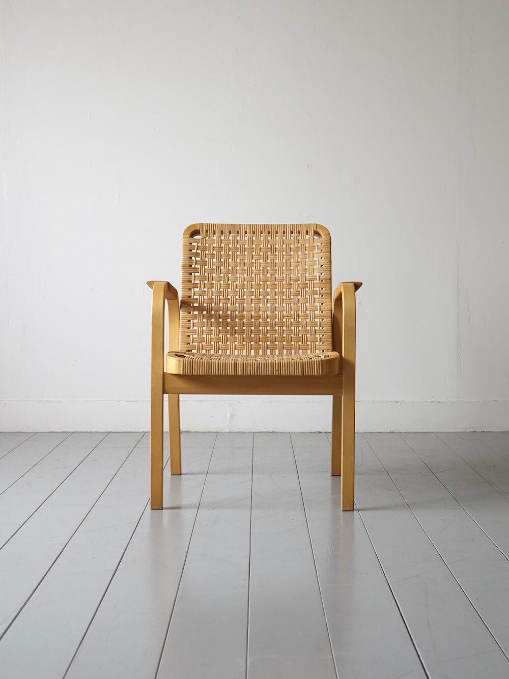 “No.45” Rattan Armchair by Alvar Aalto for Artek