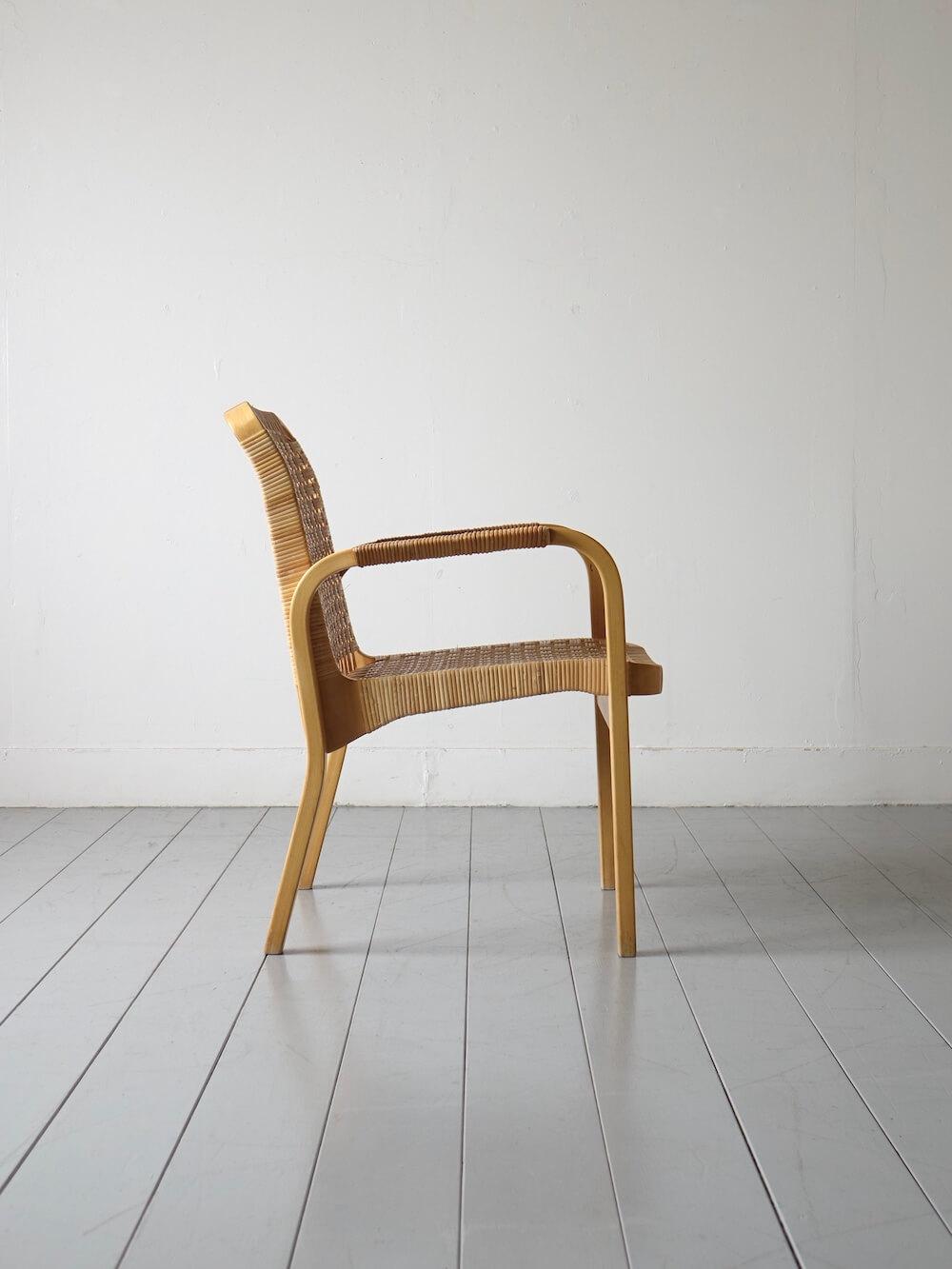 “No.45” Rattan Armchair by Alvar Aalto for Artek