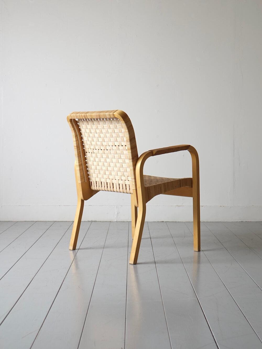 “No.45” Rattan Armchair by Alvar Aalto for Artek