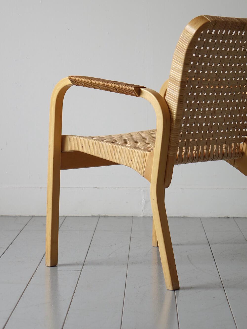 “No.45” Rattan Armchair by Alvar Aalto for Artek