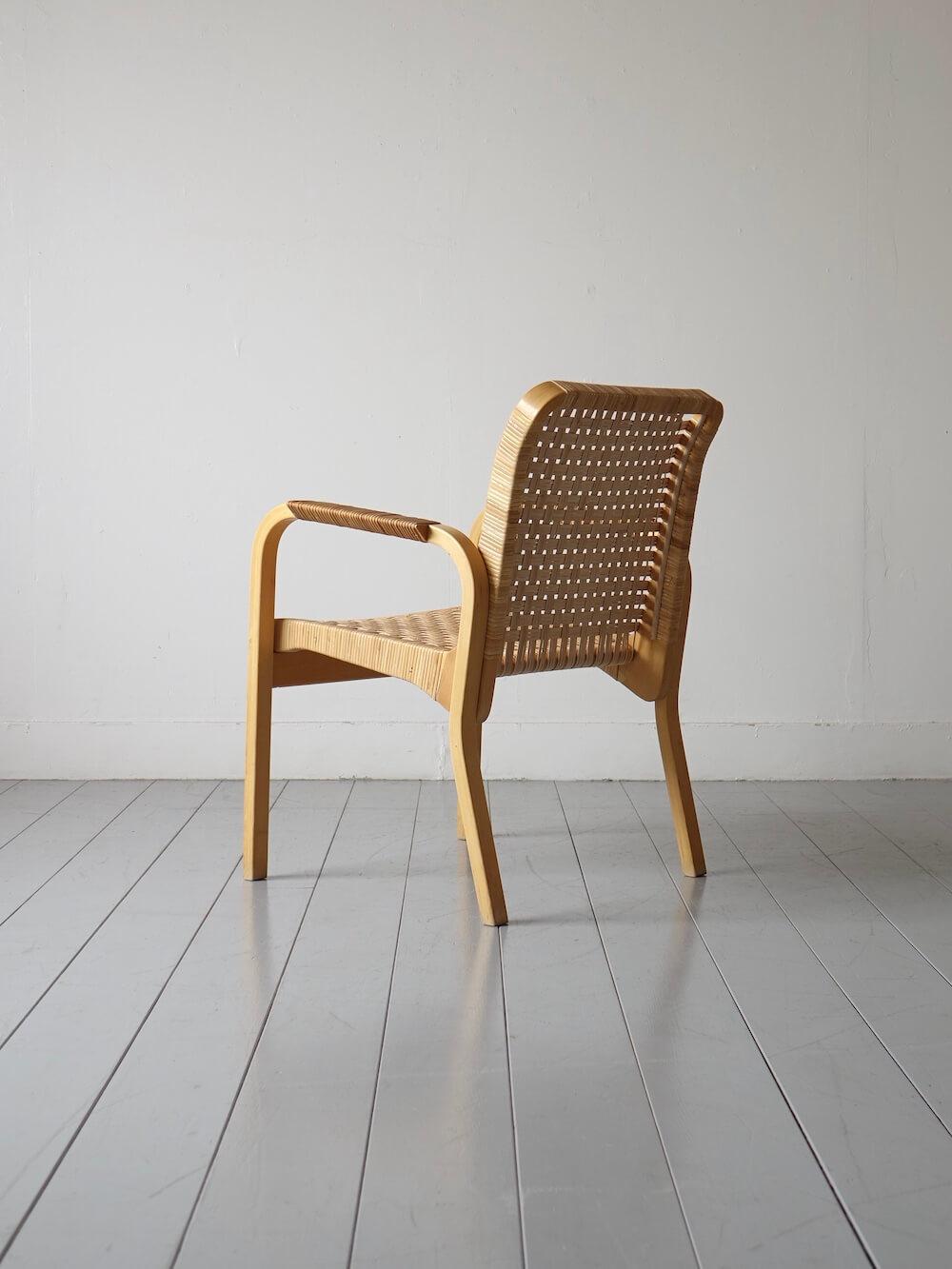 “No.45” Rattan Armchair by Alvar Aalto for Artek