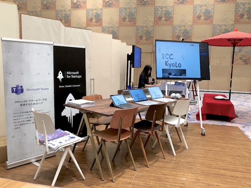 ICCサミットKYOTO 2019 / Microsoft booth with Galvanitas